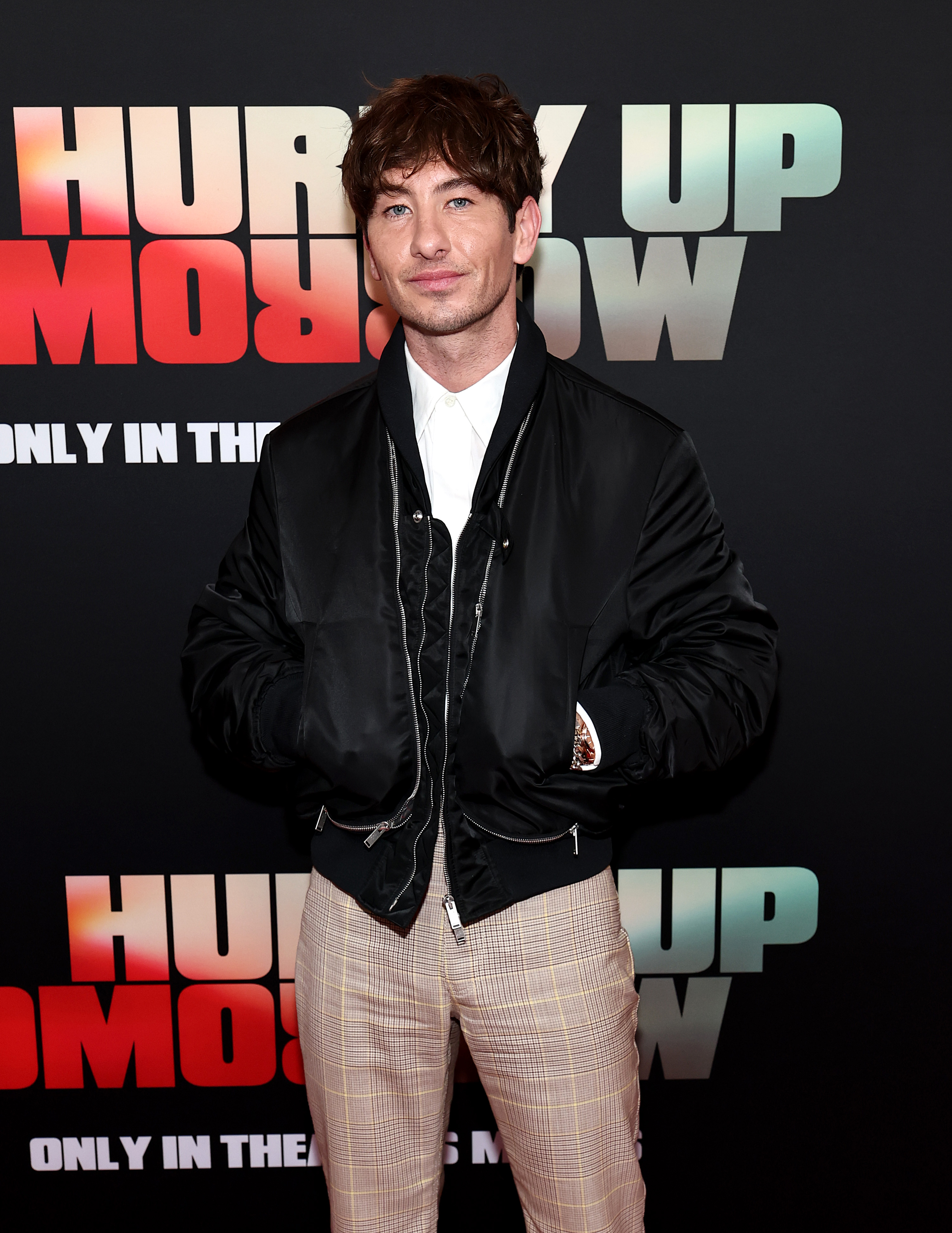 Barry Keoghan in McQueen at 'Hurry Up Tomorrow' Premiere
