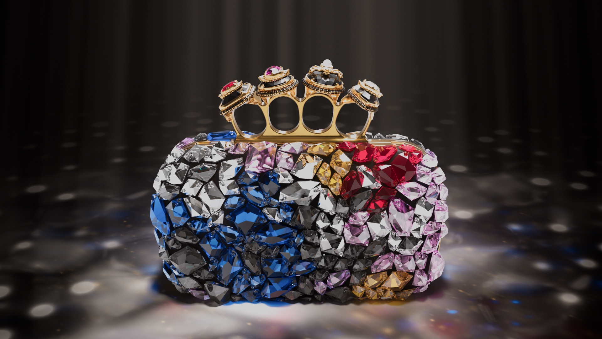 The McQueen Knuckle Clutch: The Art of Rebellious Romance