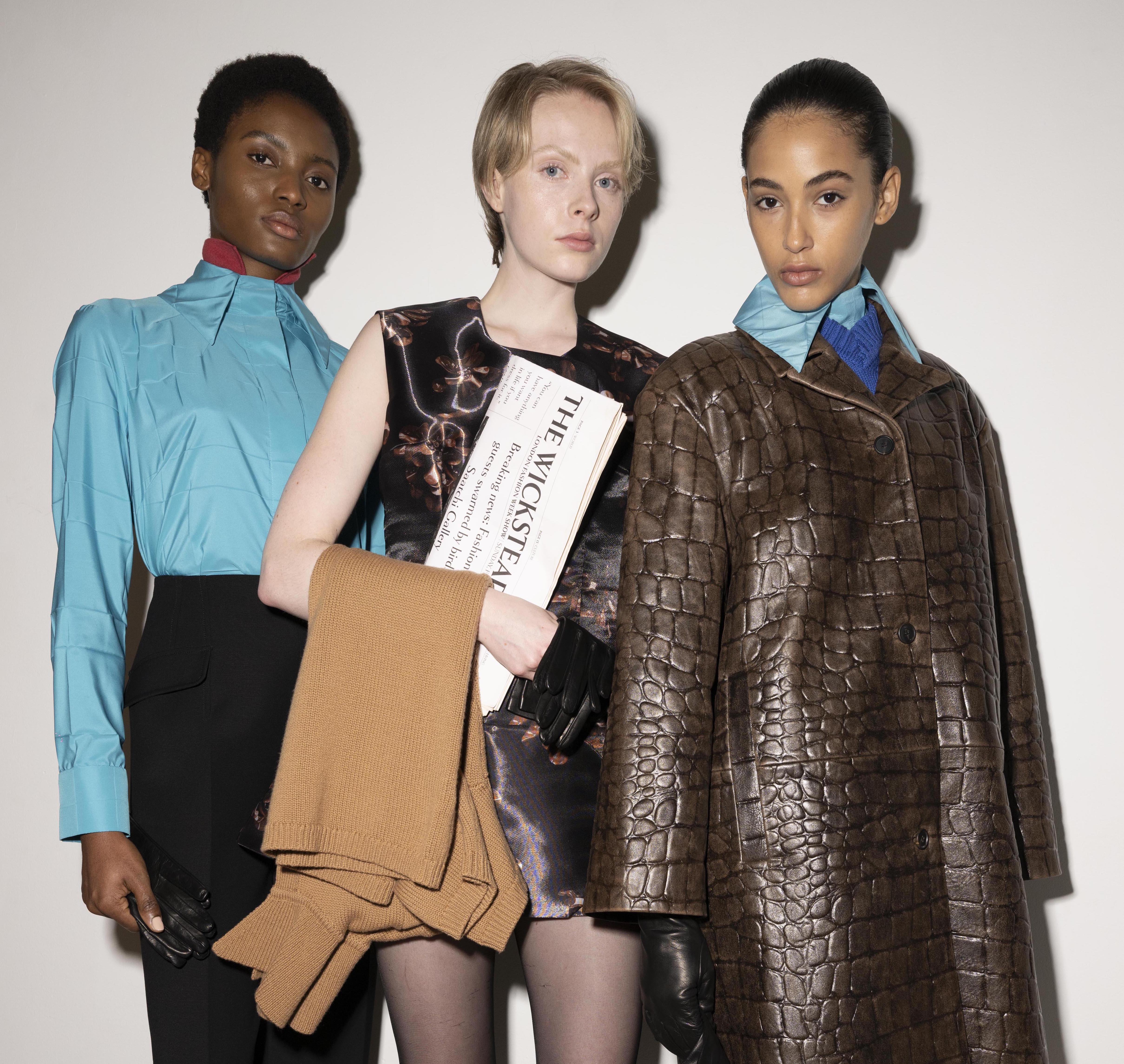 Emilia Wickstead FW25: Hitchcockian Influence