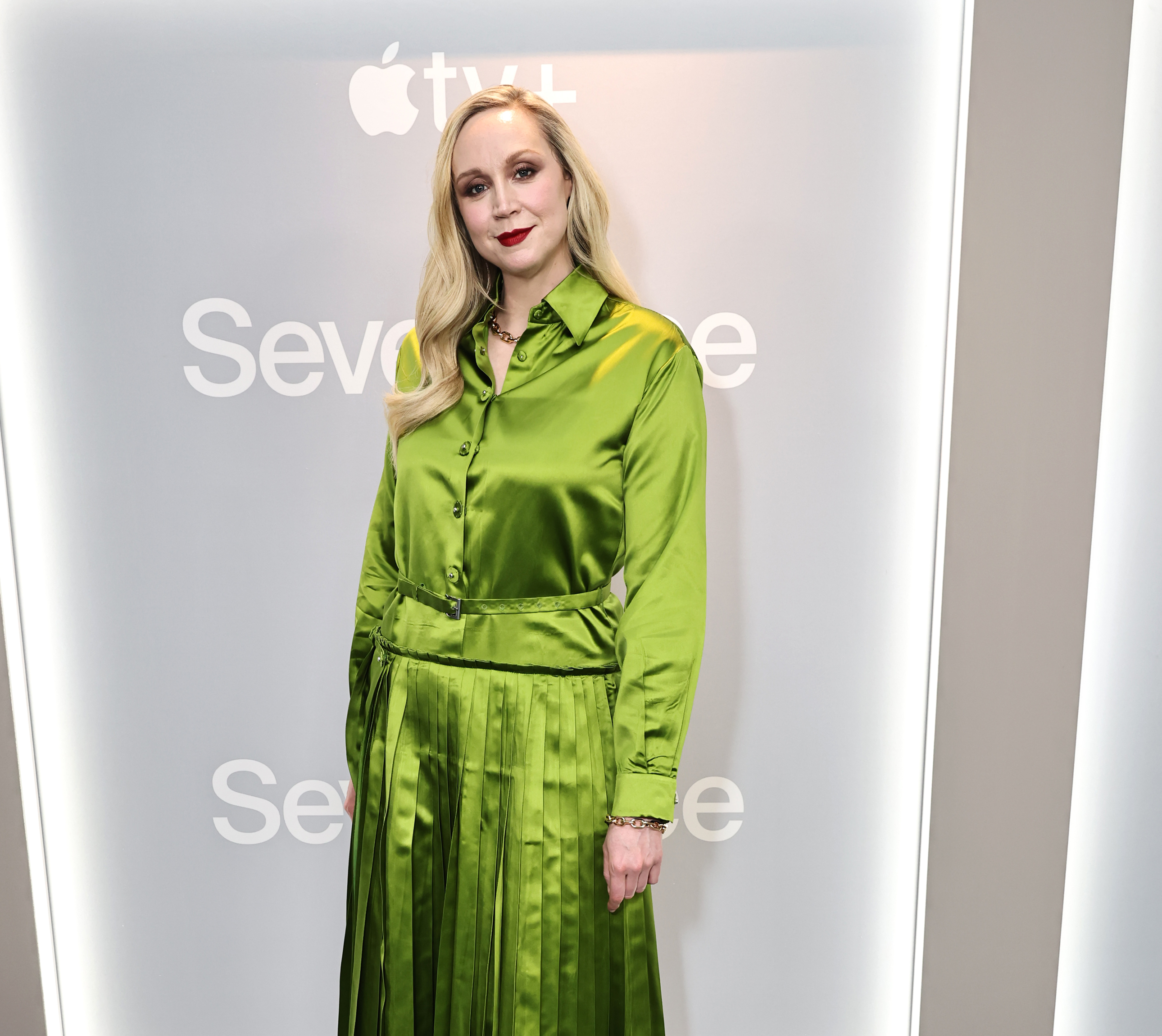 Gwendoline Christie Channels Character at Apple TV+’s Immersive Severance Event