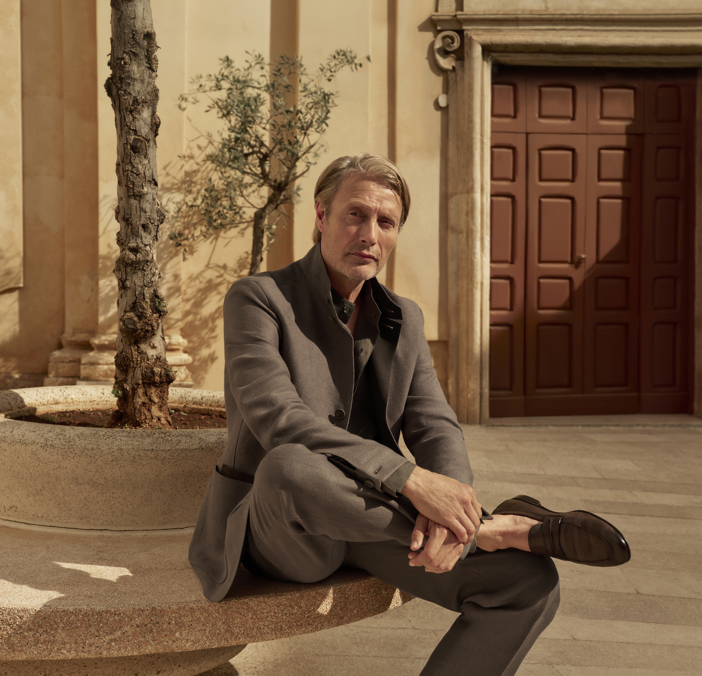 Mads Mikkelsen Leads ZEGNA Summer 2025 'Oasi Lino' Campaign