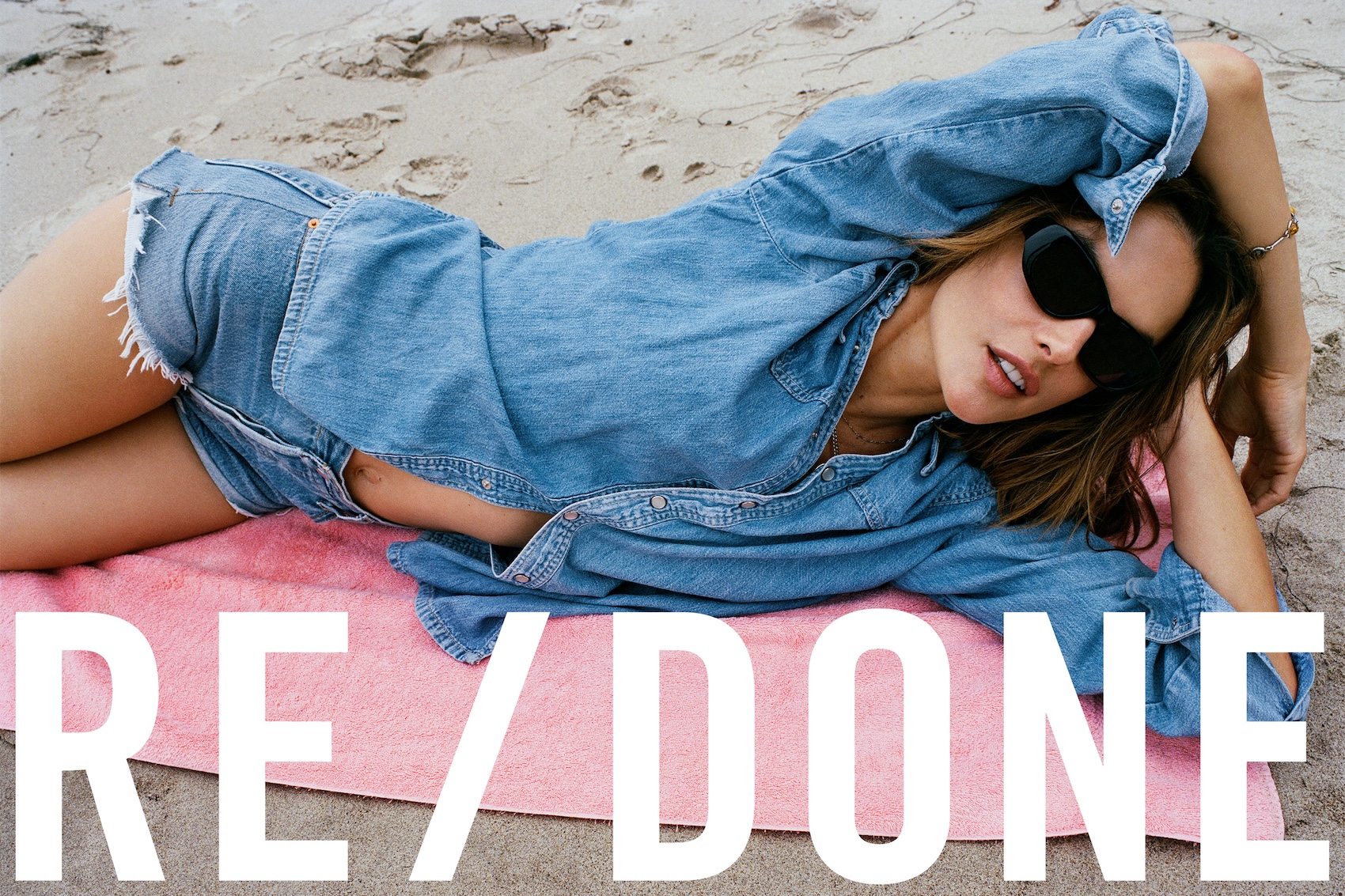 Alessandra Ambrosio Stars in RE/DONE's Summer 2025 Campaign