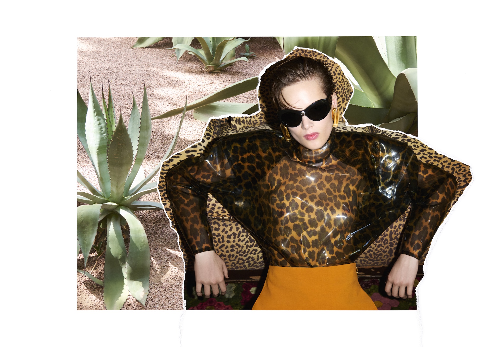 Saint Laurent Winter 2025 Campaign at Villa Oasis