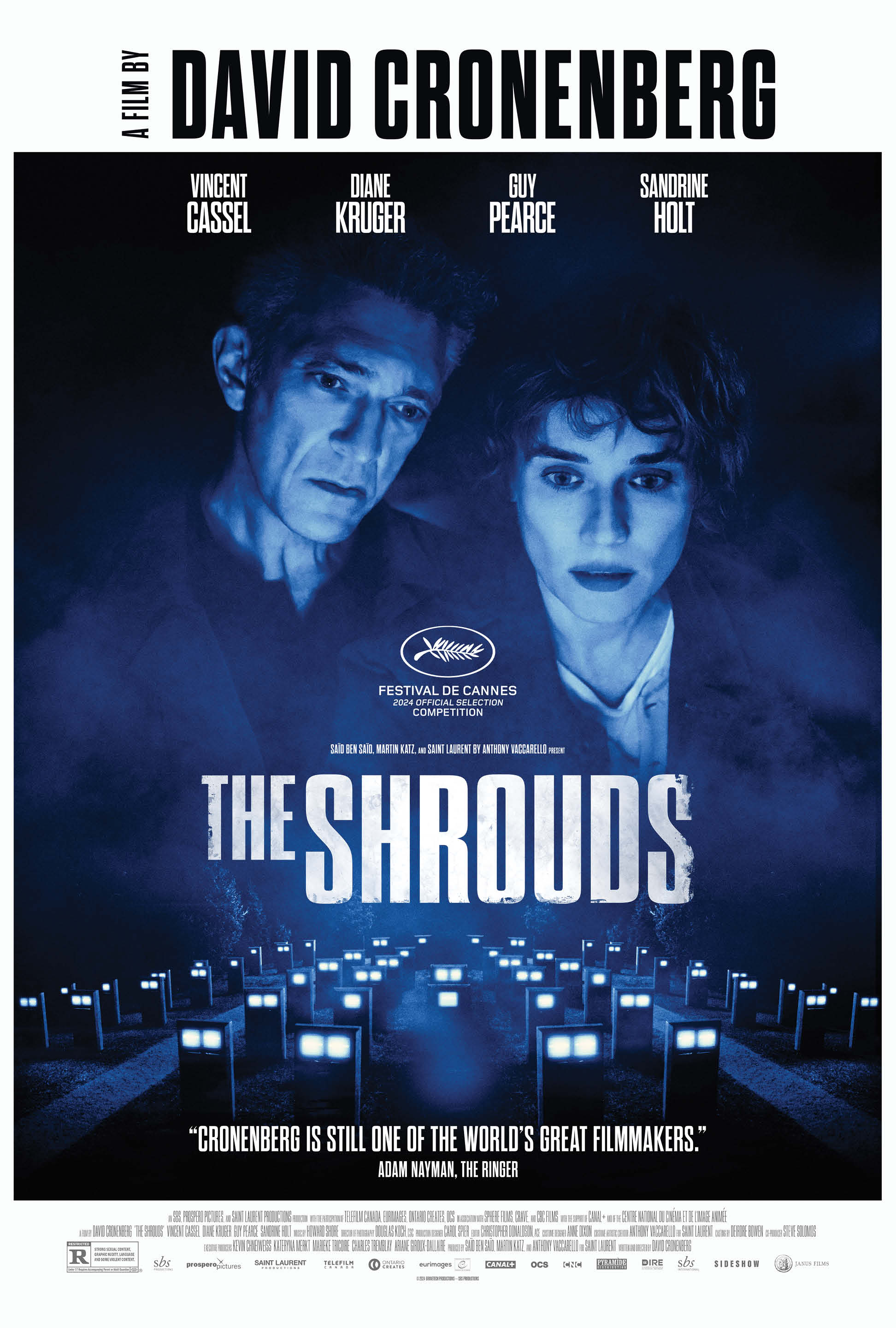 David Cronenberg’s The Shrouds: Grief, Technology, and the Saint Laurent Aesthetic