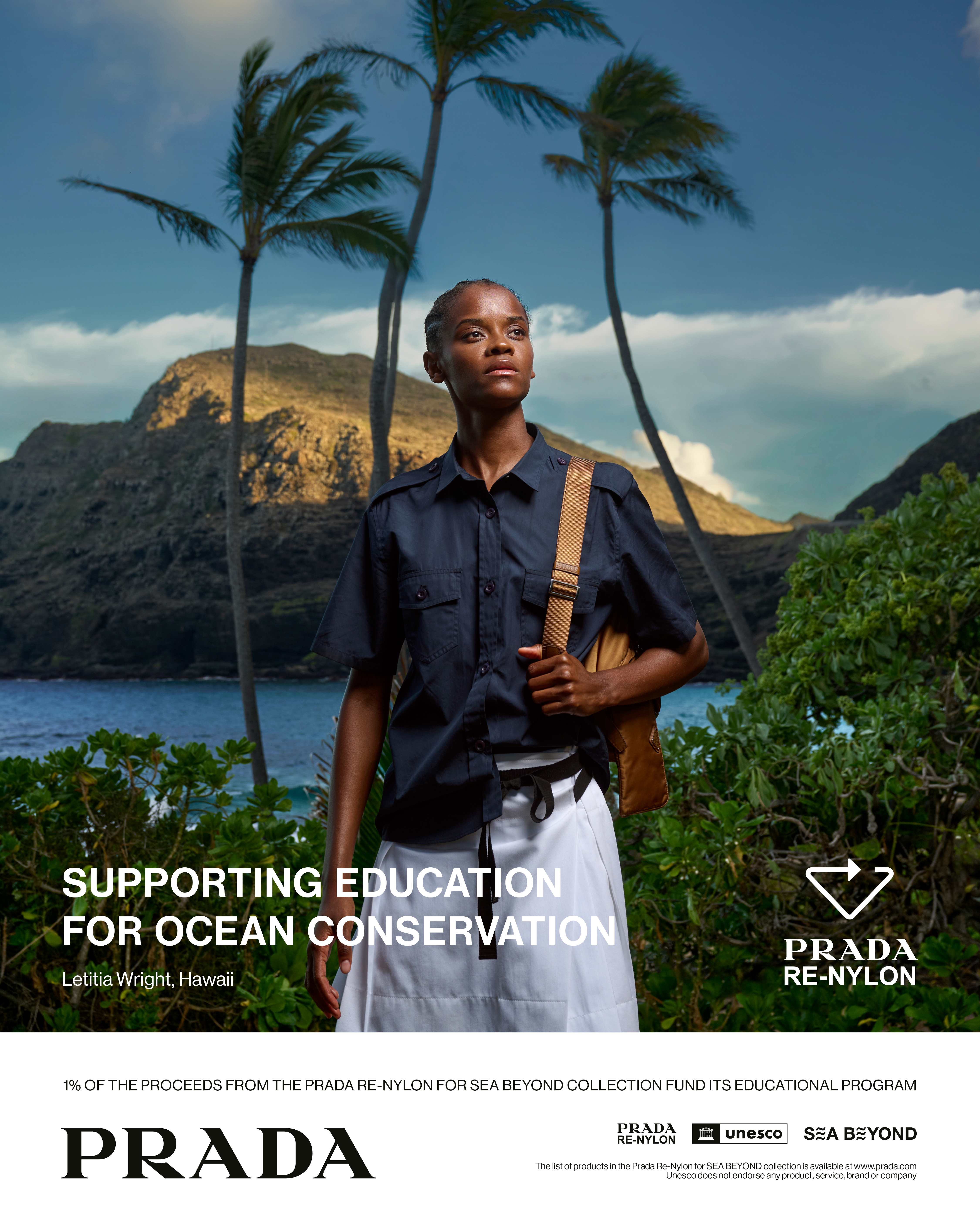 Letitia Wright Explores Hawaiʻi in Prada Re‑Nylon’s SEA BEYOND Documentary