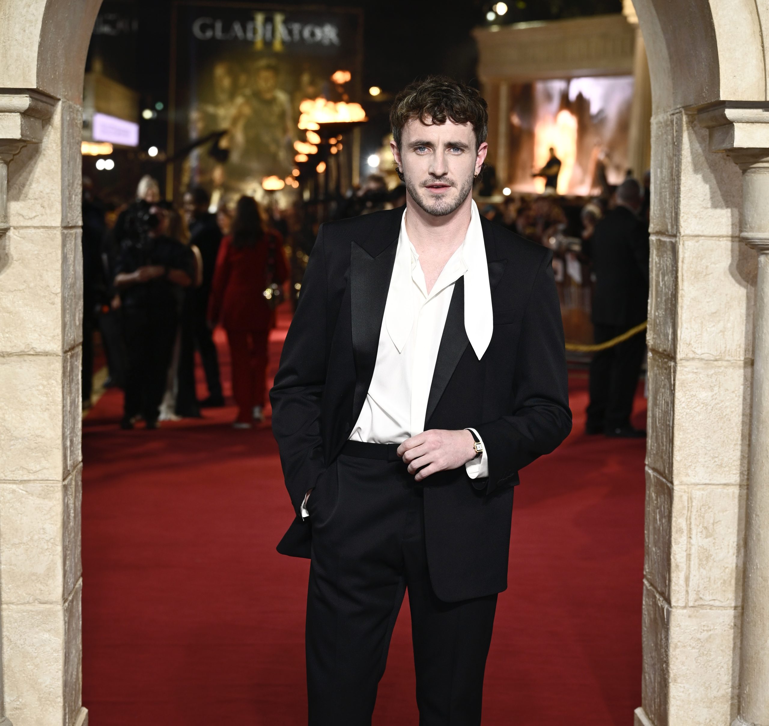 Paul Mescal Channels an Eveningwear Gladiator at the ‘Gladiator II’ Premiere