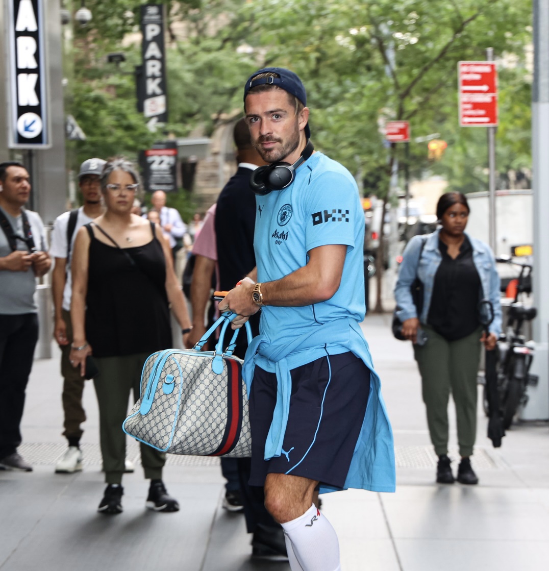 Jack Grealish Spotted with Gucci Savoy Duffle In Pitch-to-Pavement Style