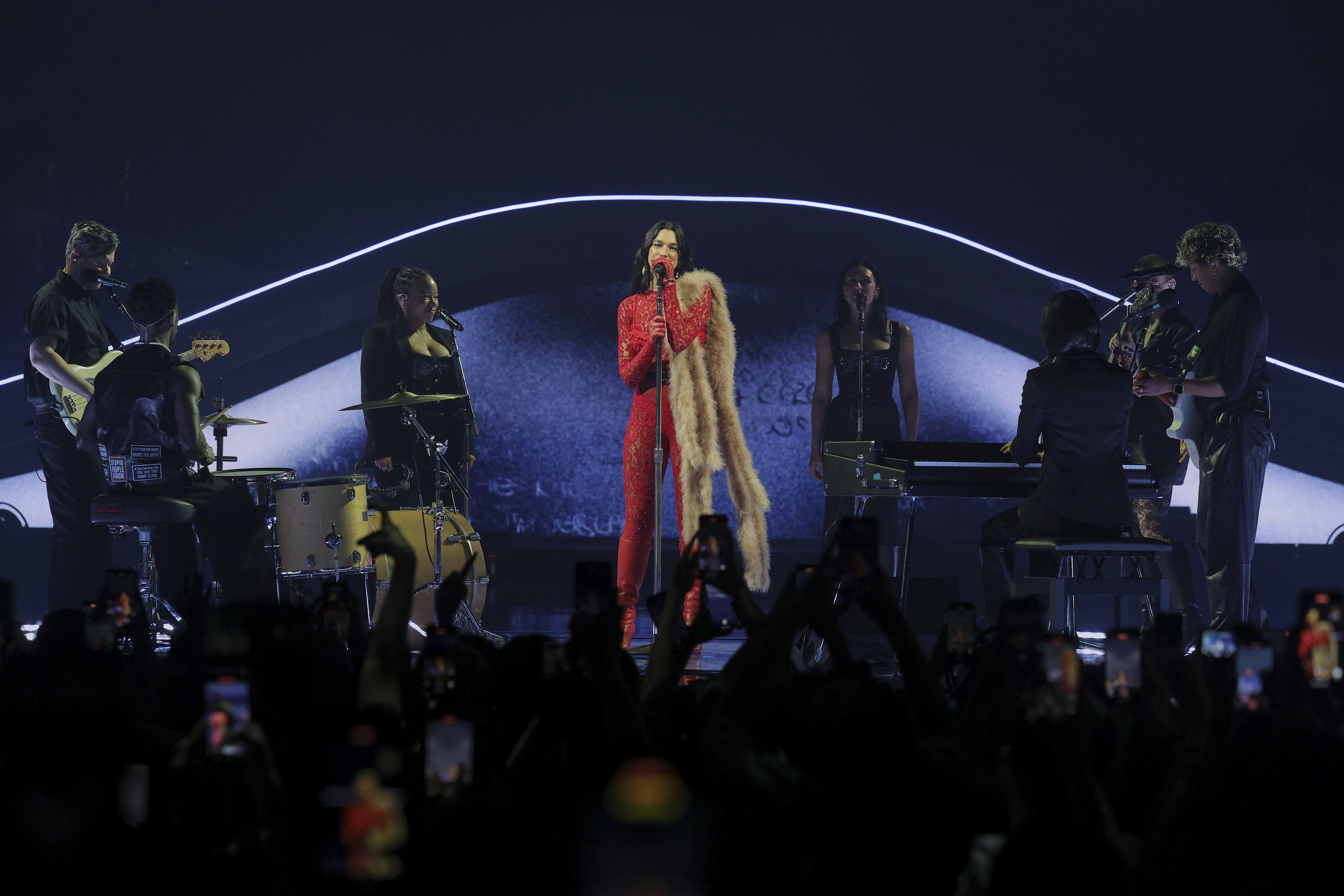 Dua Lipa's 'Radical Optimism' Valentino Look Takes the Spotlight in Madrid