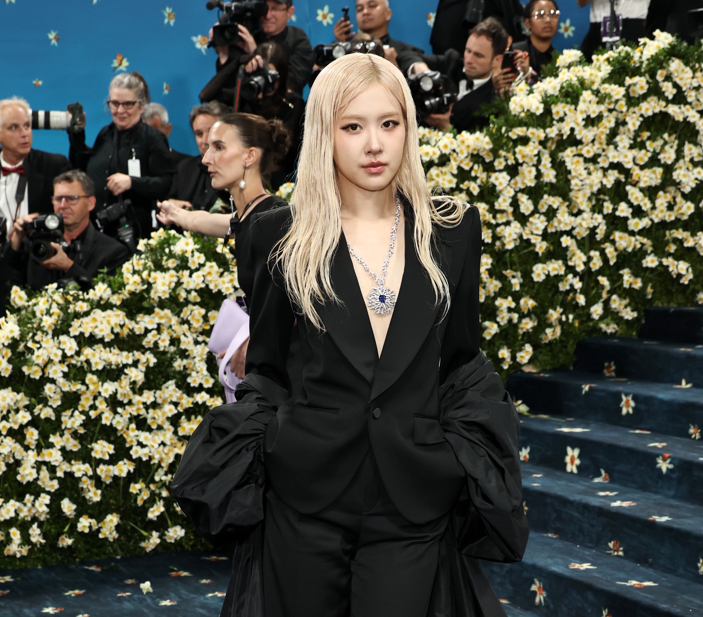 ROSÉ Brings Modern Saint Laurent to the 2025 Met Gala