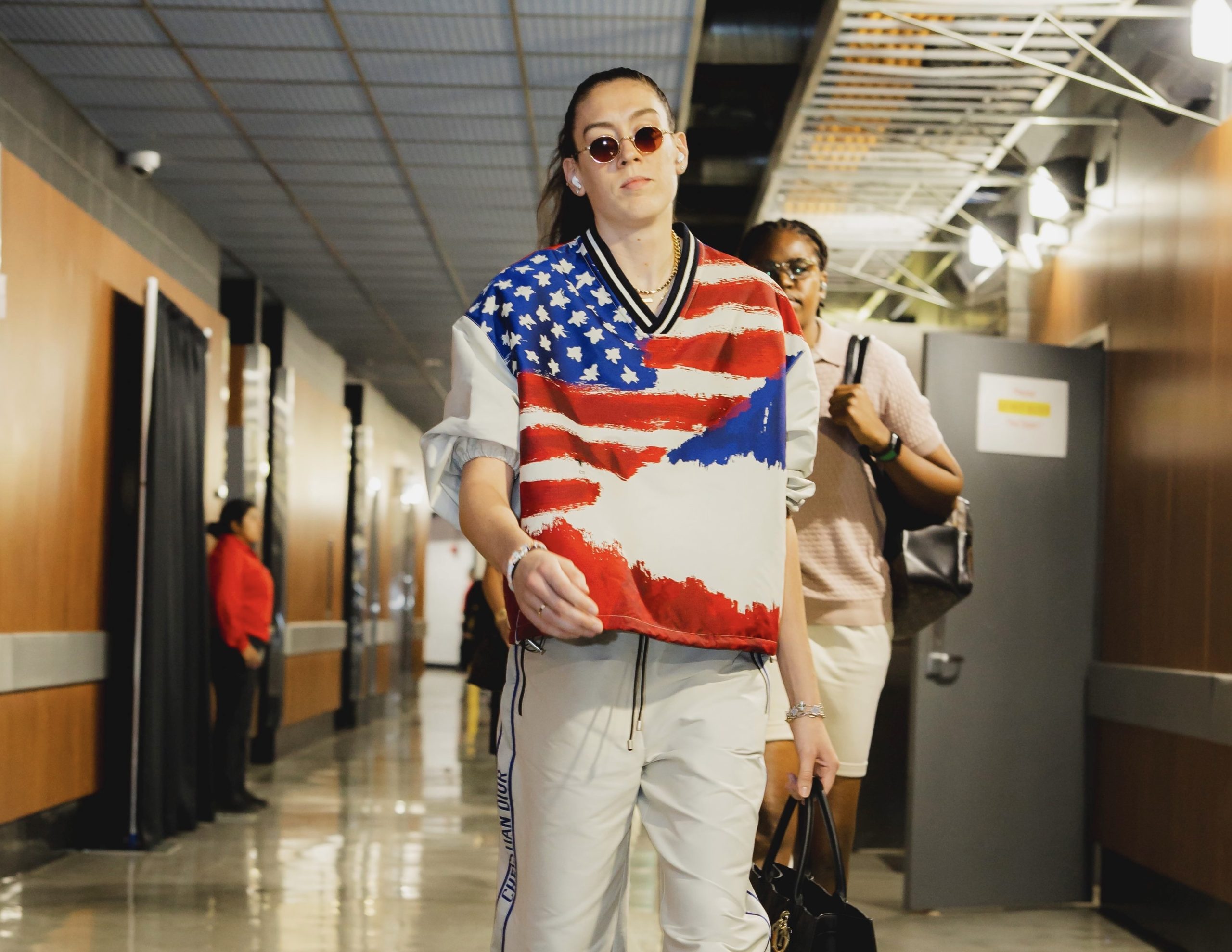 WNBA Star Breanna Stewart Makes A Patriotic Statement In Dior