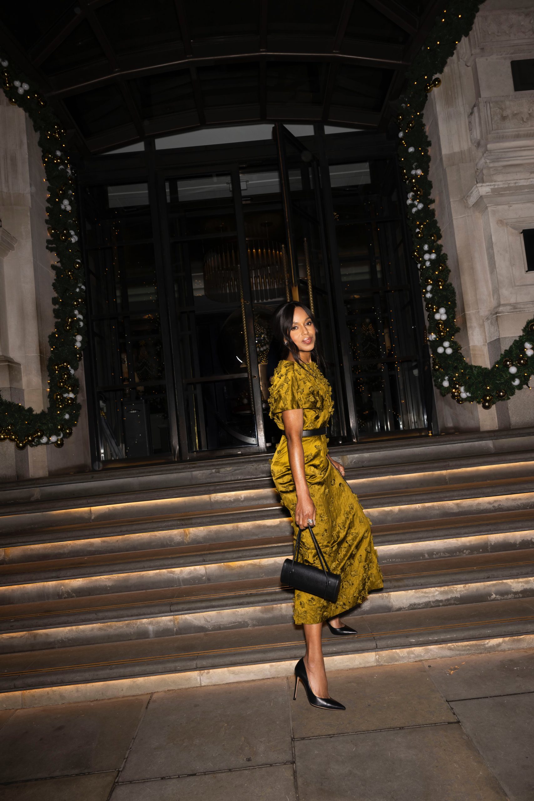 Kerry Washington Presents Michael Kors’ Botanical Vision in London
