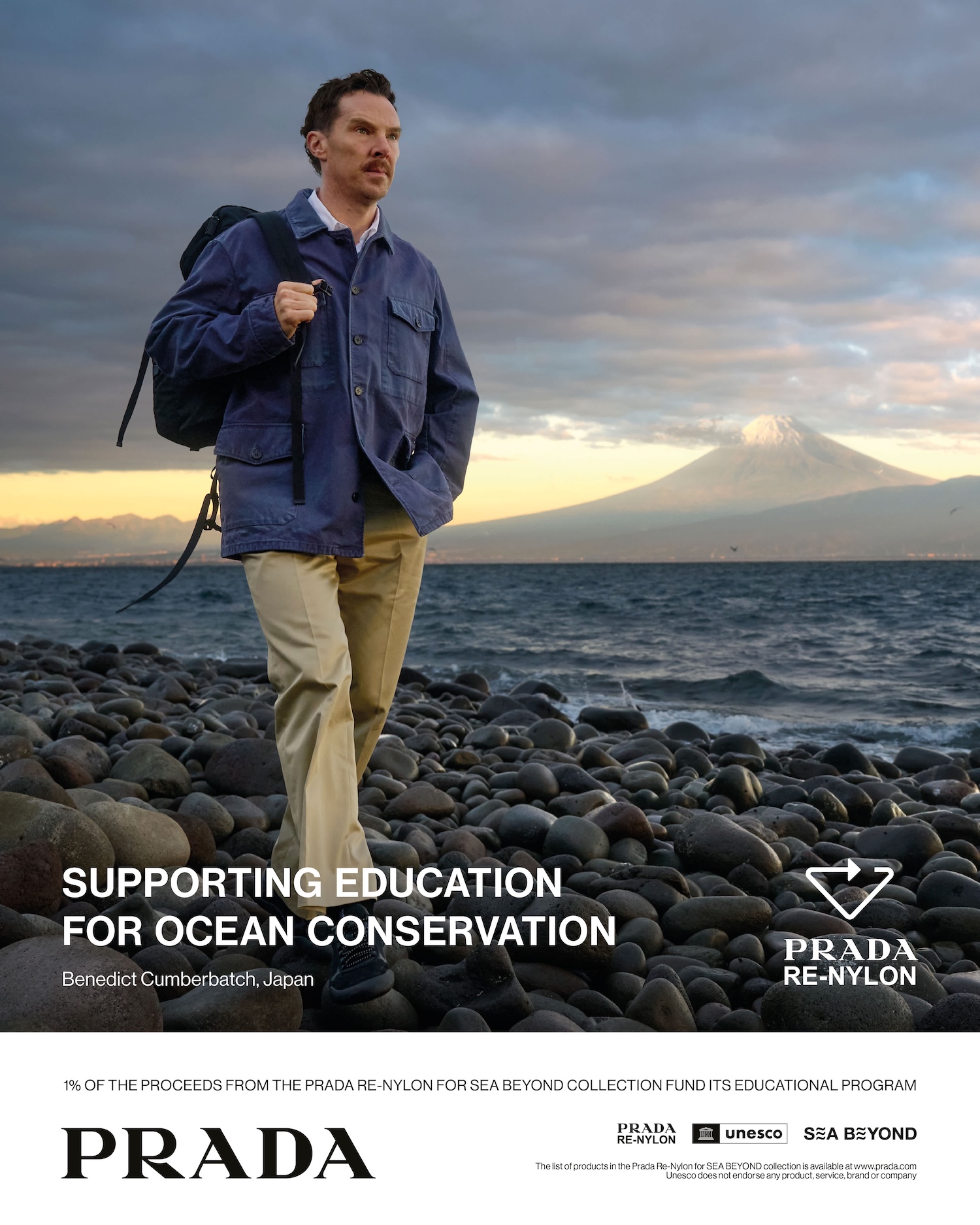 Benedict Cumberbatch Explores Japan’s Oceans in Prada Re‑Nylon Documentary