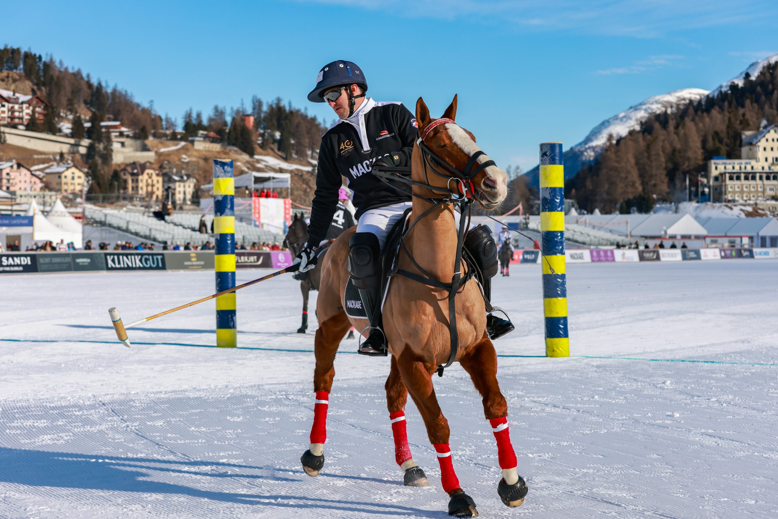 Mackage Celebrates The Snow Polo 40th Anniversary At St. Moritz