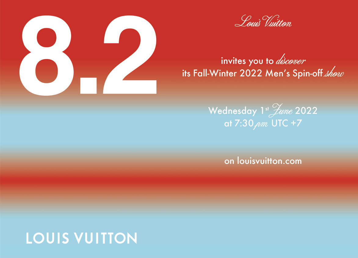 Livestream: Louis Vuitton men’s fall winter 2022, June 1st, 7pm UTC