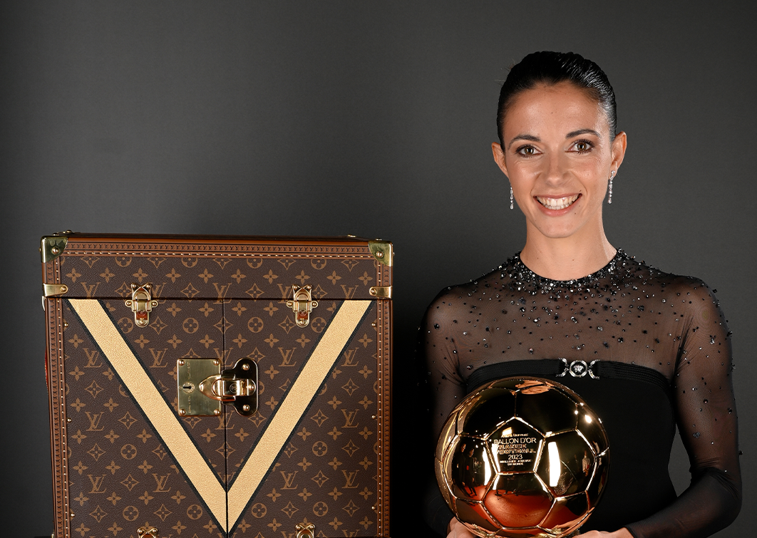 Ballon d’Or® 2023: Lionel Messi and Aitana Bonmatí Honored in Grandeur with Louis Vuitton Trophy Trunks