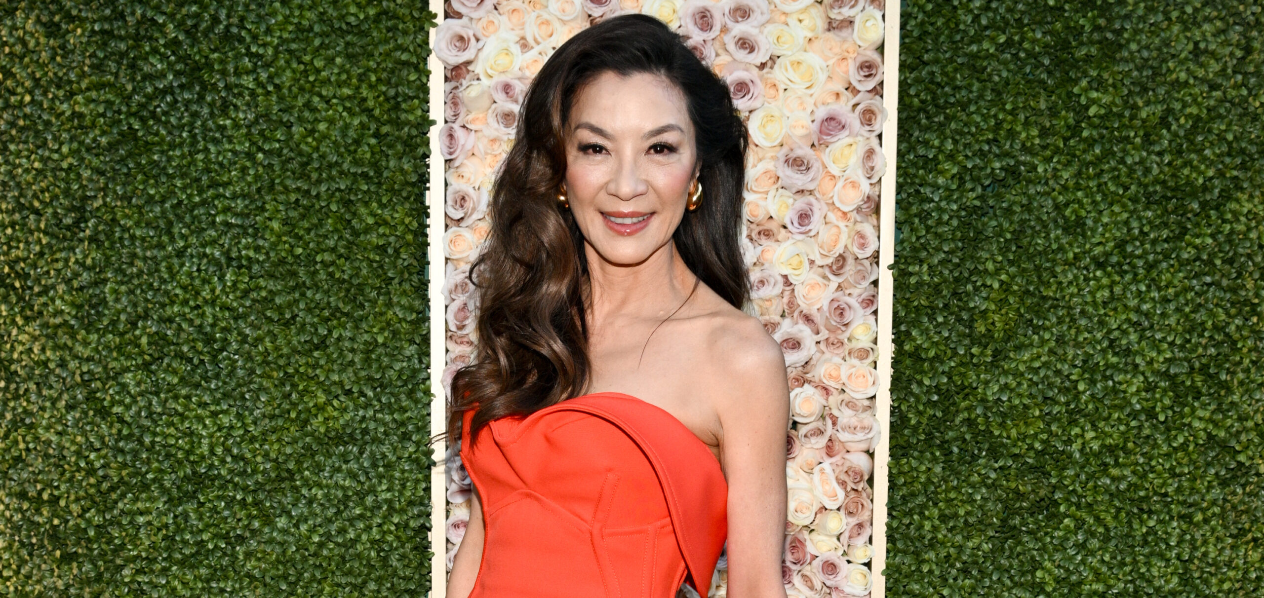 See Michelle Yeoh’s Radiant Look at the 2024 Golden Globes
