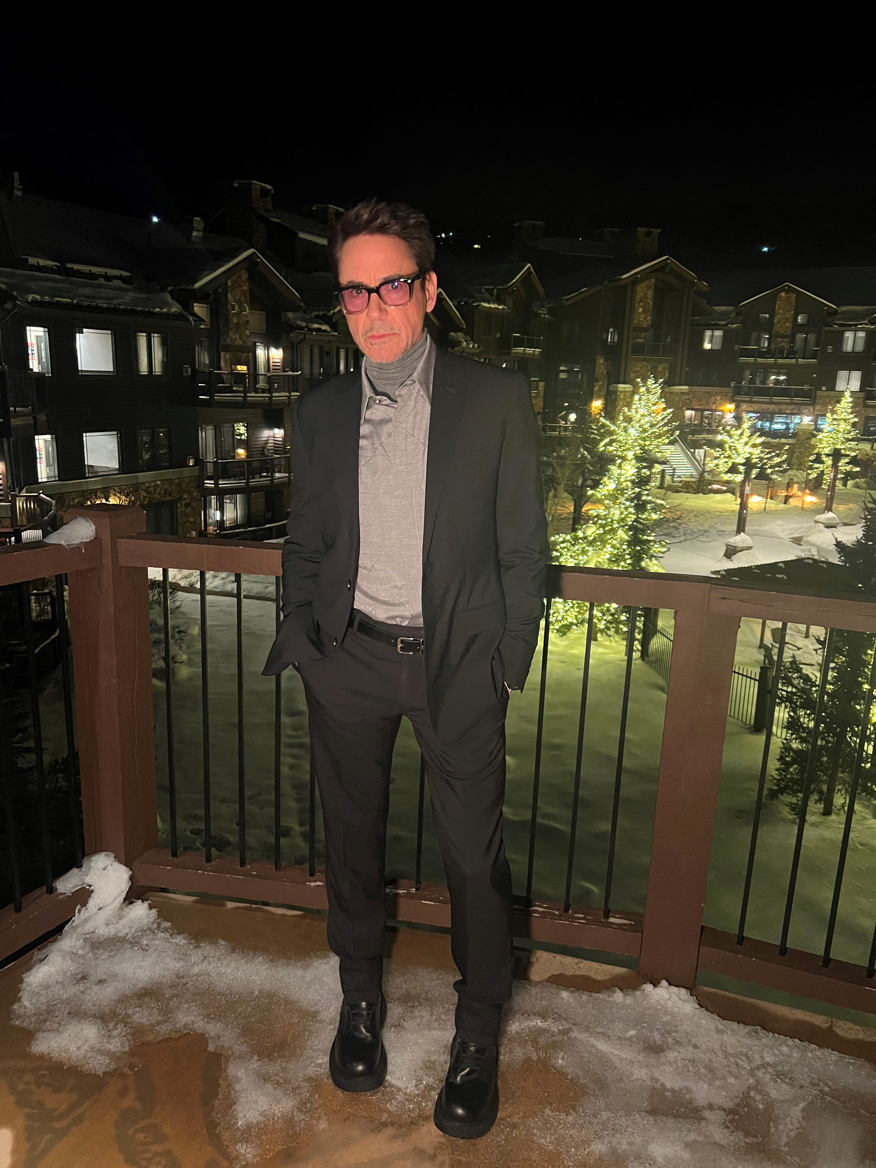 Robert Downey Jr Dior at Sundance