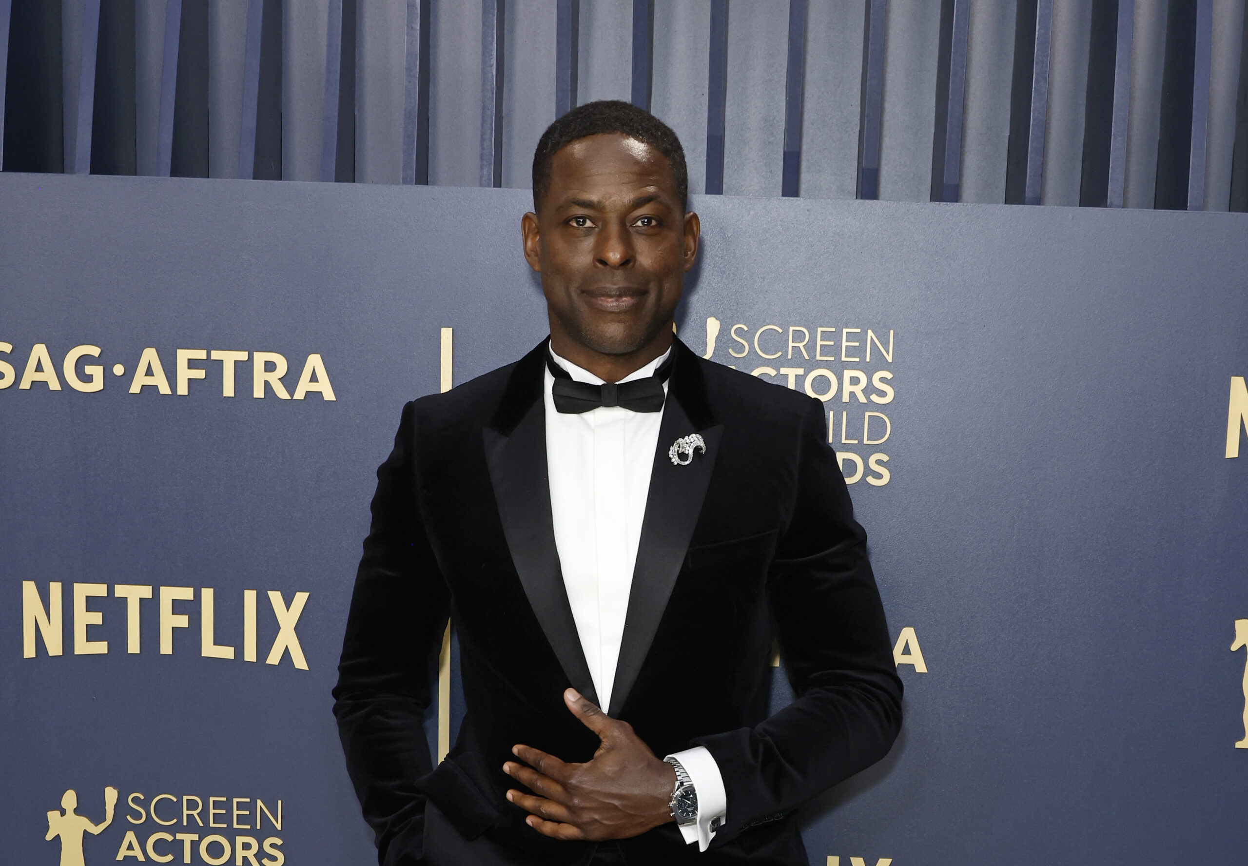 Kieran Culkin, Sterling K. Brown, Corey Hawkins, and Ed McVey Shine in Dior at the 2024 SAG Awards
