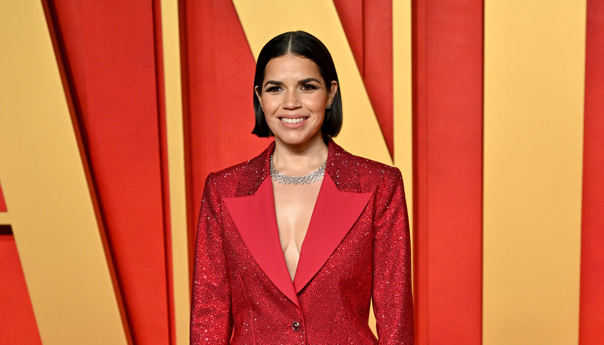 America Ferrera, Dwyane Wade, Demi Moore – Versace Dressed Stars Dazzle at 2024 Vanity Fair Oscar Party