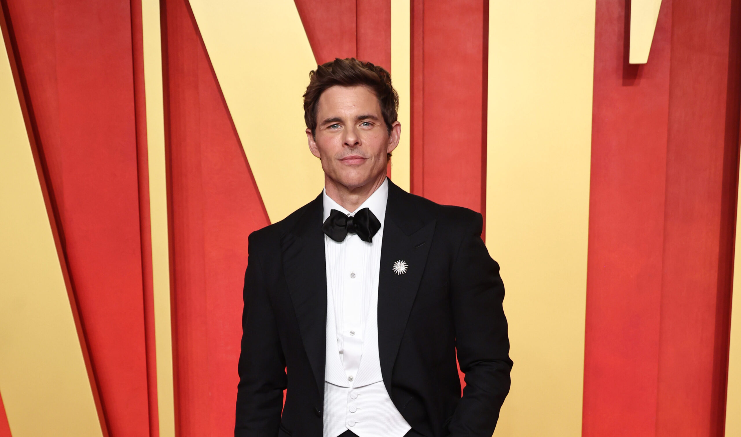 James Marsden Stuns in Dunhill’s Peak Lapel Tuxedo at 2024 Vanity Fair Oscar Party